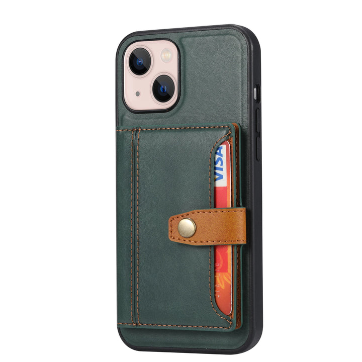 Leather Wallet Case for iPhone Card Holder