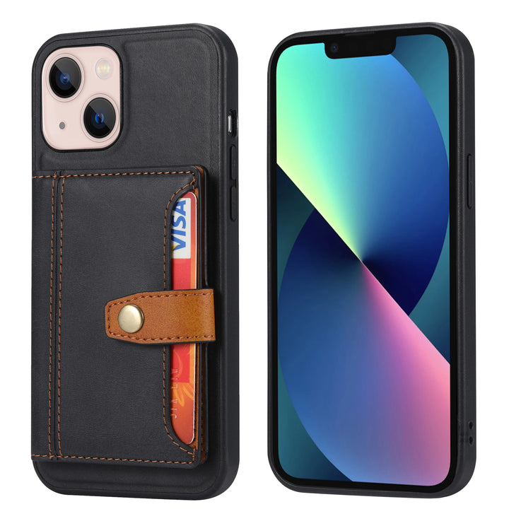 Leather Wallet Case for iPhone Card Holder