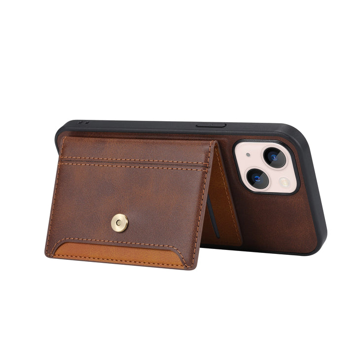 Leather Wallet Case for iPhone Card Holder