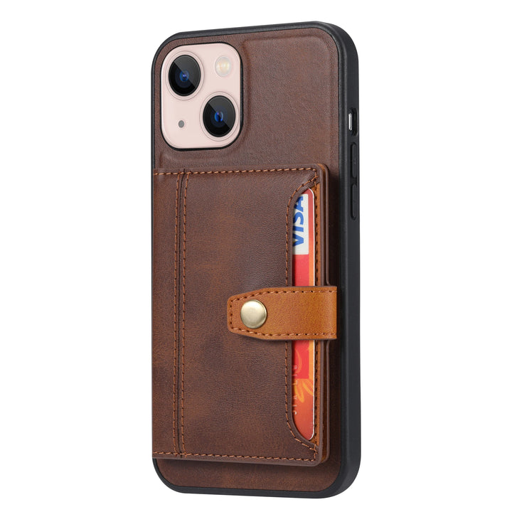 Leather Wallet Case for iPhone Card Holder